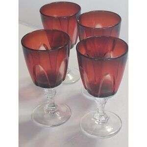 Gorgeous Vintage Luminarc France Shot Glasses Set of Four  2 oz.